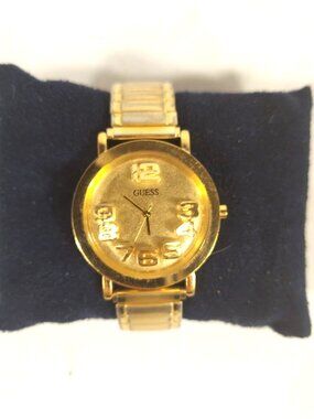 Guess 3D Gold Link Watch Y2K Vintage 1995